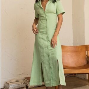Able Green Midi Dress